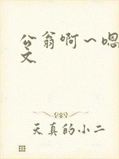 公翁啊～嗯啊h文