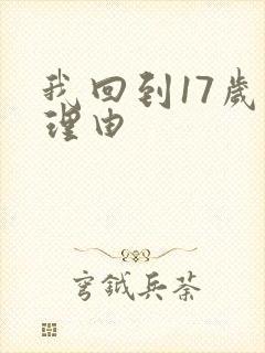 我回到17岁的理由