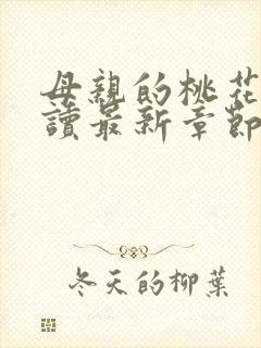 母亲的桃花源阅读最新章节小说