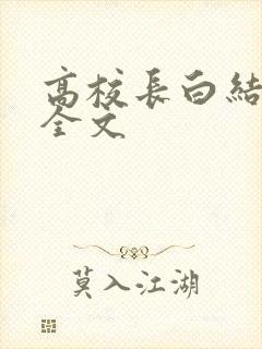 高校长白结小说全文