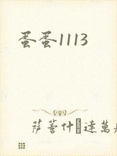 蛋蛋1113