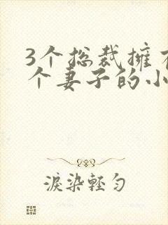 3个总裁拥有一个妻子的小说