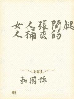 女人张开腿让男人桶爽的