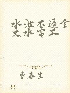 水泄不通金银原文水电工