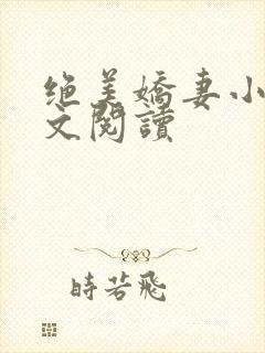 绝美娇妻小说全文阅读
