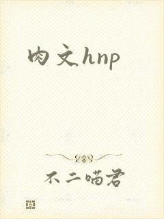 肉文hnp