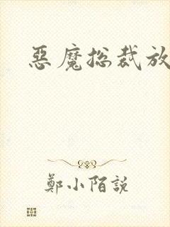 恶魔总裁放了我