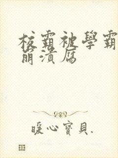 校霸被学霸玩到崩溃腐