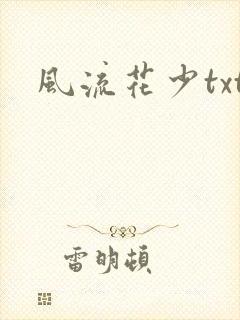 风流花少txt