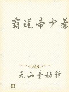 霸道帝少惹不得