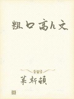 粗口高h文