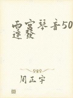 雨宫琴音500连发