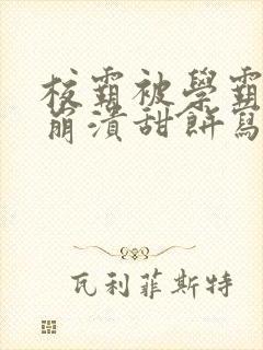 校霸被学霸玩到崩溃甜饼写手