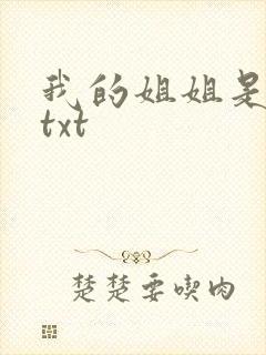 我的姐姐是美女txt