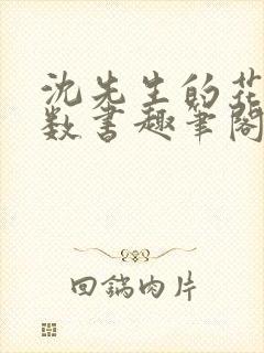 沈先生的花式调数书趣笔阁