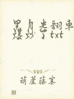 黑月光翻车后被爆炒了txt