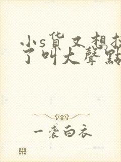 小s货又想挨c了叫大声点