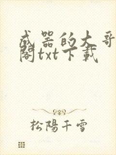 成器的大哥笔趣阁txt下载