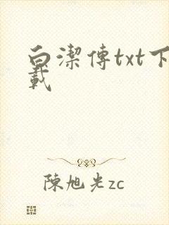 白洁传txt下载