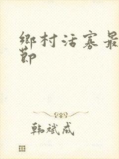 乡村活寡最新章节