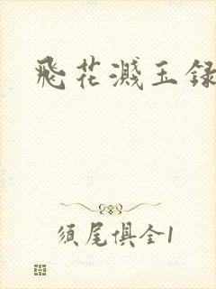 飞花溅玉录