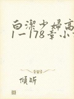 白洁少妇高义第1一178章小说