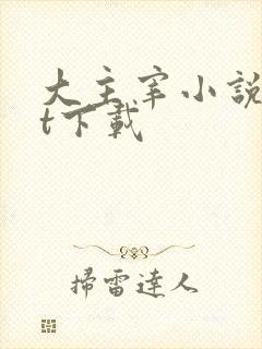 大主宰小说txt下载