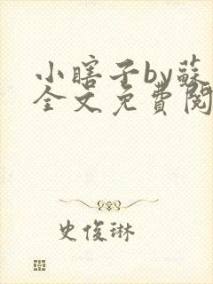 小瞎子by苏软全文免费阅读