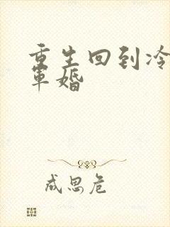 重生回到冷战前军婚