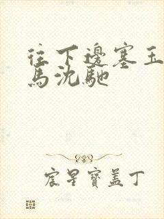 往下边塞玉器骑马沈驰