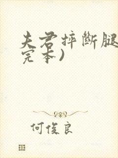 夫君摔断腿后(完本)