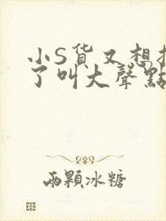 小S货又想挨C了叫大声点小