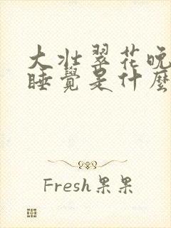 大壮翠花晚上不睡觉是什么电视剧