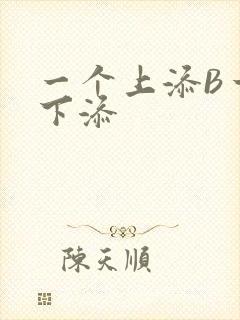 一个上添B一个下添