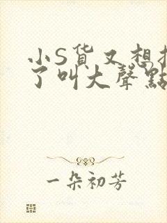 小S货又想挨C了叫大声点小