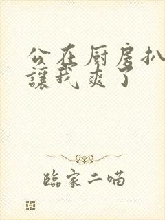 公在厨房扒开腿让我爽了