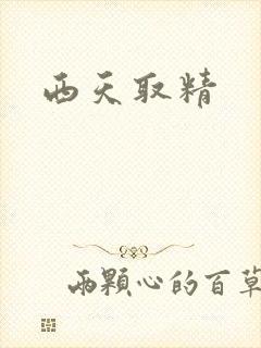 西天取精