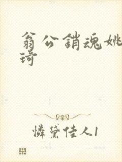 翁公销魂姚瑶琦琦