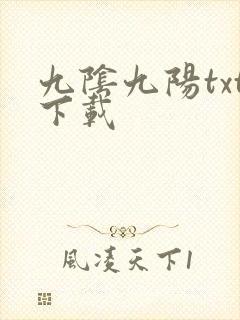 九阴九阳txt下载