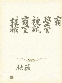 校霸被学霸压实验室试管