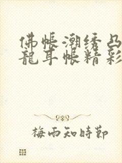 佛帐潮绣凸浮双龙耳帐精彩片段