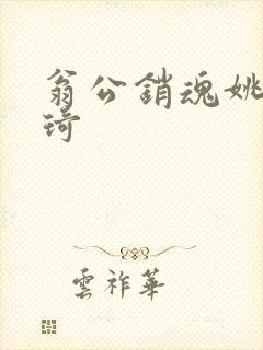 翁公销魂姚瑶琦琦