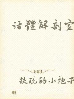 活体解剖室小说