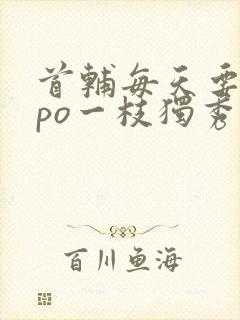 首辅每天要不够po一枝独秀全文