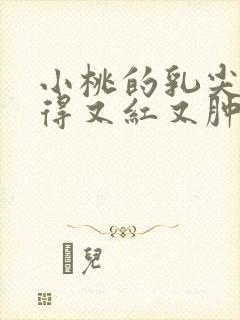 小桃的乳尖被吸得又红又肿