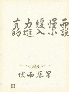 有力缓慢而坚定的进入小说