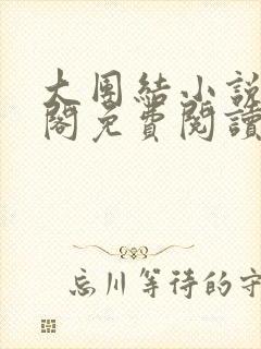 大团结小说笔趣阁免费阅读