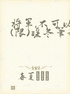 将军,不可以!(限)暖冬笔趣阁免费阅读