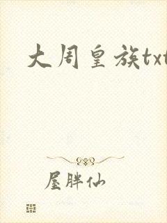 大周皇族txt