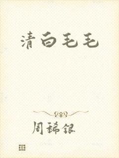 清白毛毛